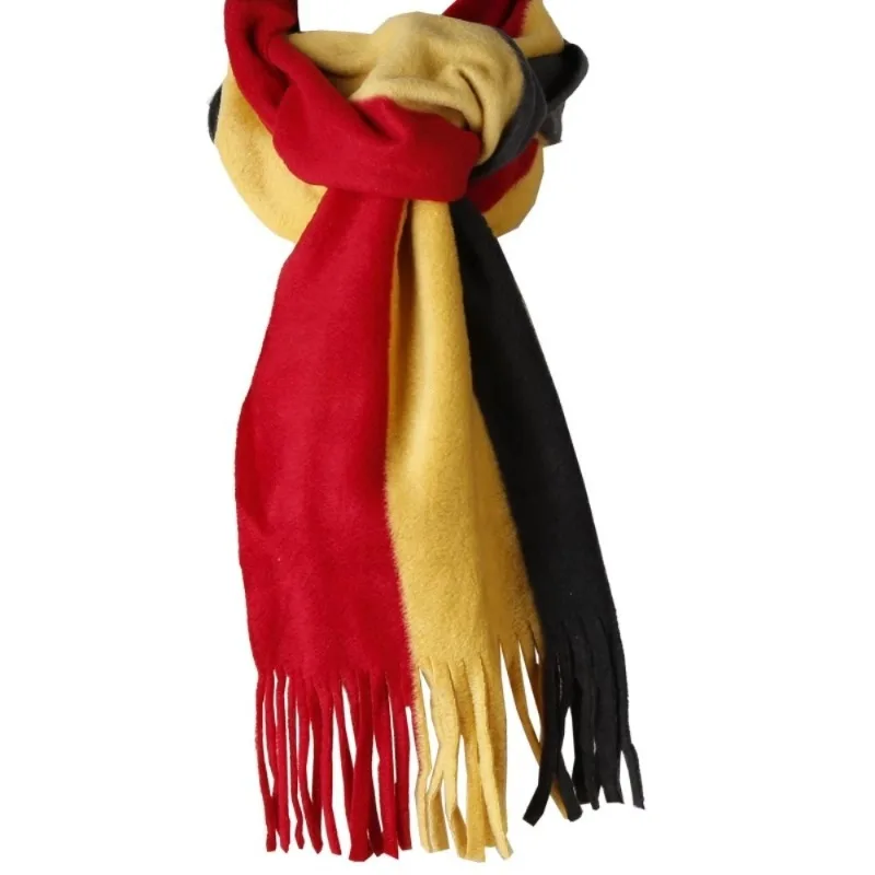 

Autumn and winter three-color fleece scarf, warm scarf, equestrian clothing