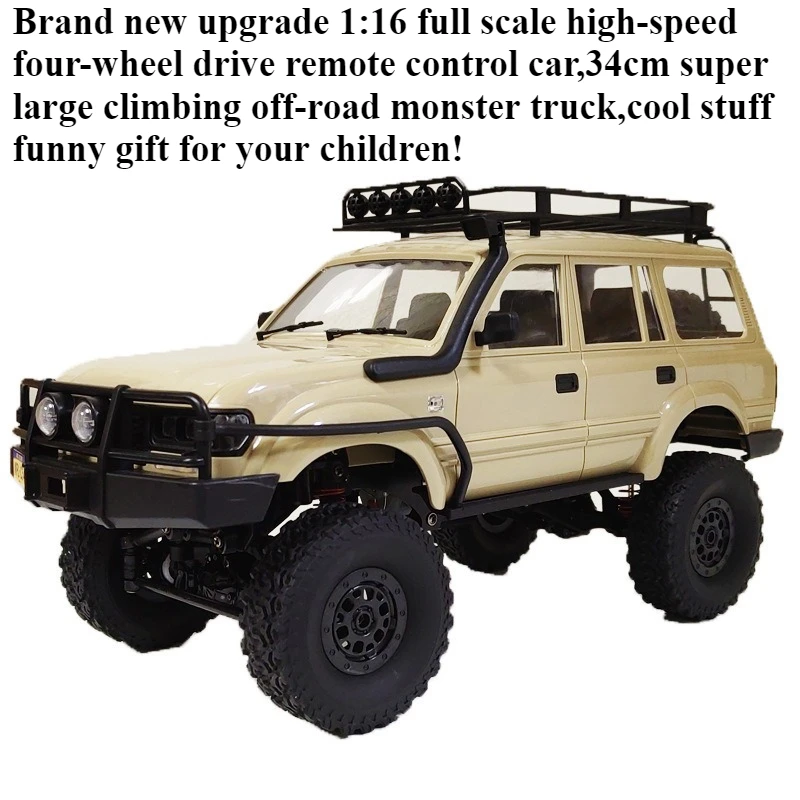 Cool Stuff Toy Car Funny Gift-1:16 Full-scale High-speed 4WD Rc Truck,34cm Climbing Off-road Rc Cars,Monster Truck,Toys for Kids