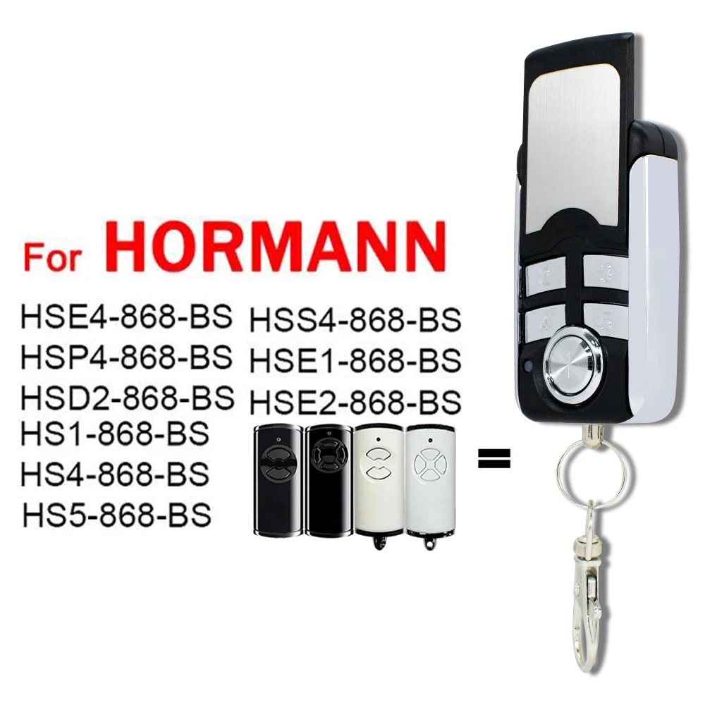 

HORMANN BS HSE2-868-BS HSE4-868-BS Пульт дистанционного управления воротами гаража HSE1-868-BS HS4-868-BS HS5-868-BS HS1-868-BS HSD2 HSP4 HSS4