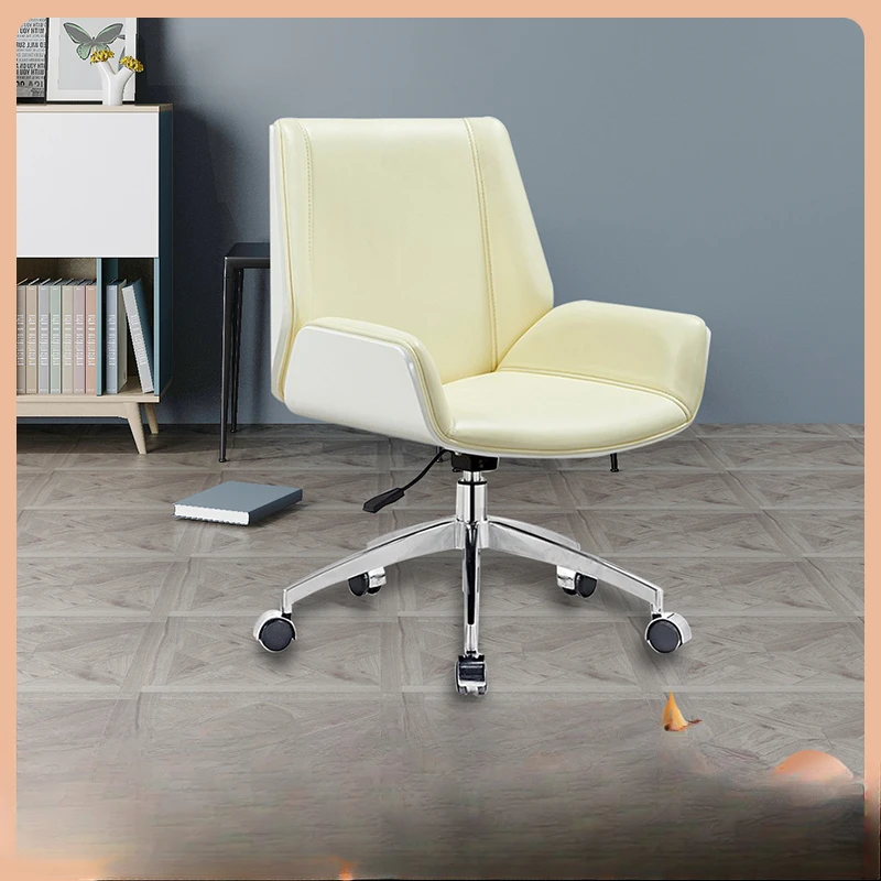 Design Nordic Kpop Office Chair Italian Black Study Rolling Office Chair Arm Swivel Gaming Cadeira Para Escritorio Furniture