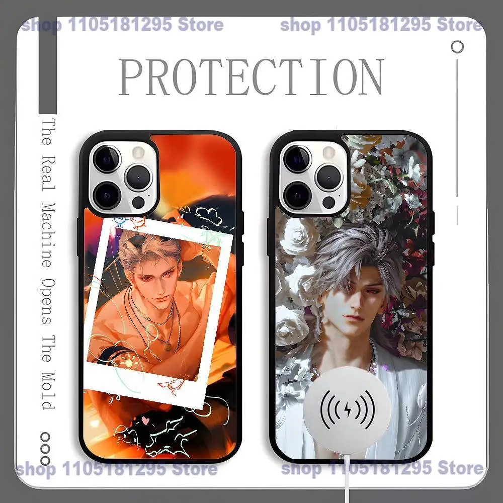 

Love Deepspace Xavier Sylus Caleb Phone Case For iPhone 17,16,15,14,13,12,11,Pro,Max,Plus,Mini,SE4,E Magnetic Wireless Charging