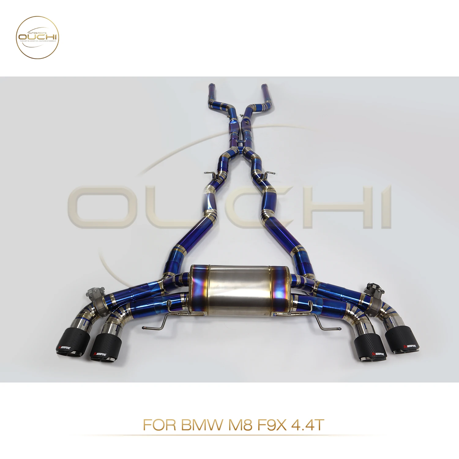 Ouchi Valve Switch for BMW M8 F9X 2018+ 4.4T Titanium Alloy Catback Exhaust Valve High Performance Exhaust Valve Control Pipe