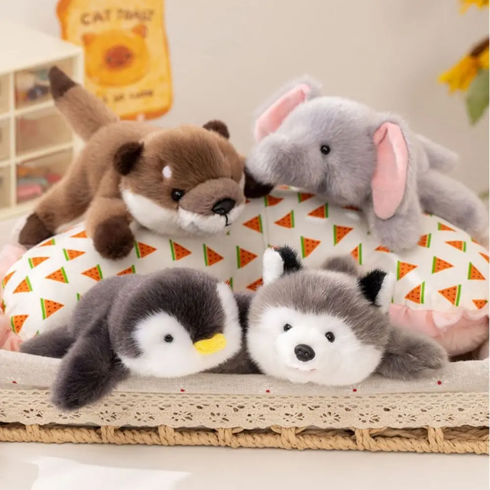 Magnetic Suction Animal Plush Toy Soft Material Lying Down Posture Magnetic Plush Dolls Wall sticker for refrigerator