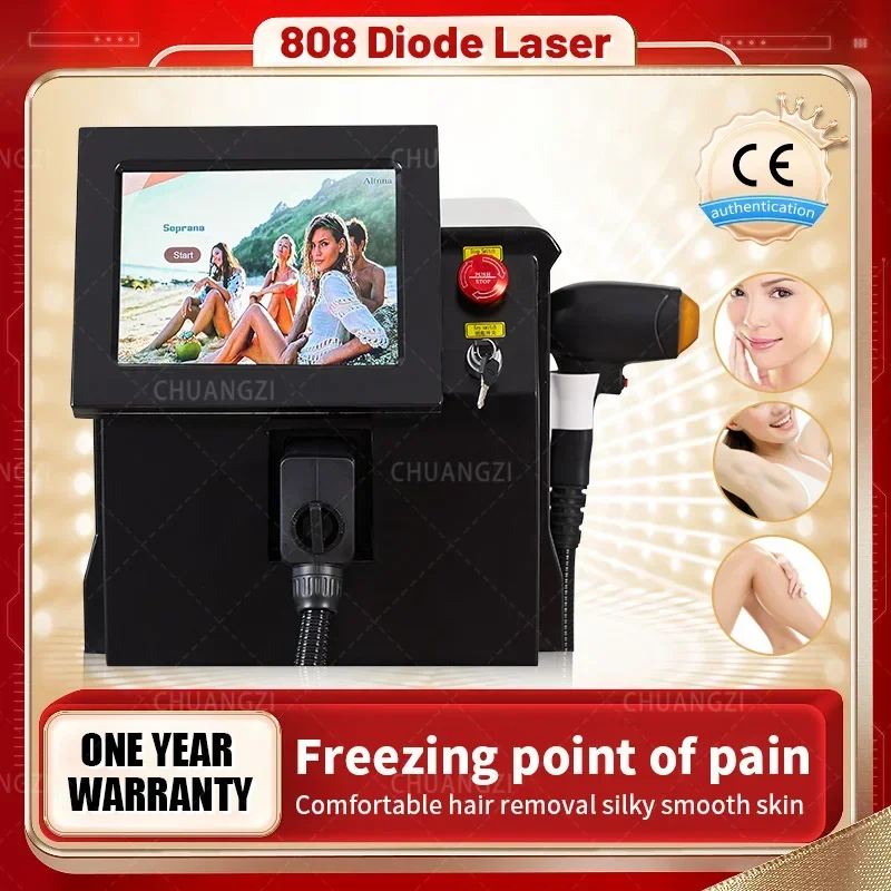 

2024. Factory price 2000W laser ice platinum three wavelength 755 808 1064 ice diode laser high-efficiency hair removal machine