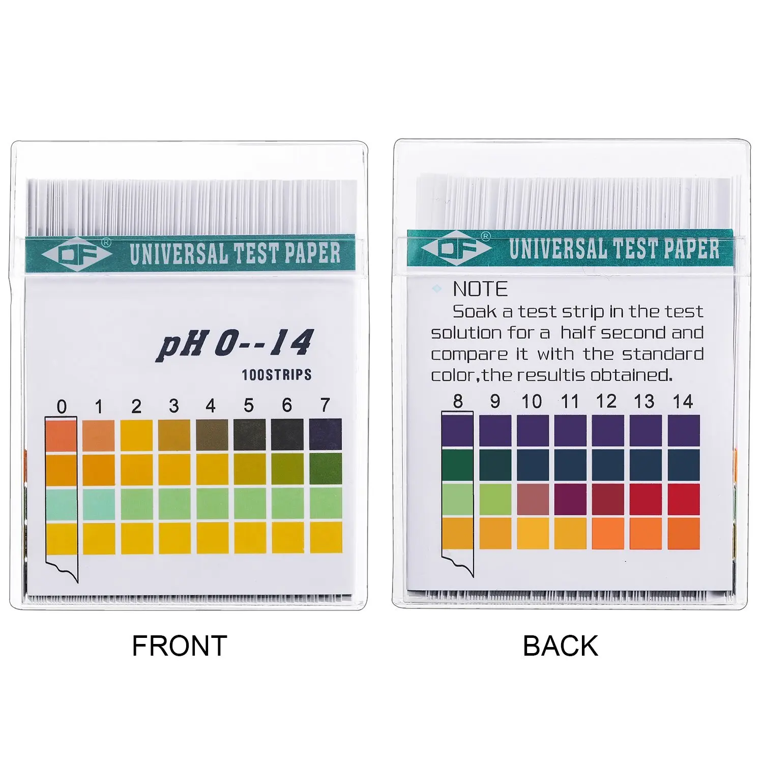 pH Test Strips Universal pH 0-14 Test Paper  Litmus for Test Body Acid Alkaline pH Level Skin Care Aquariums Drinking Water