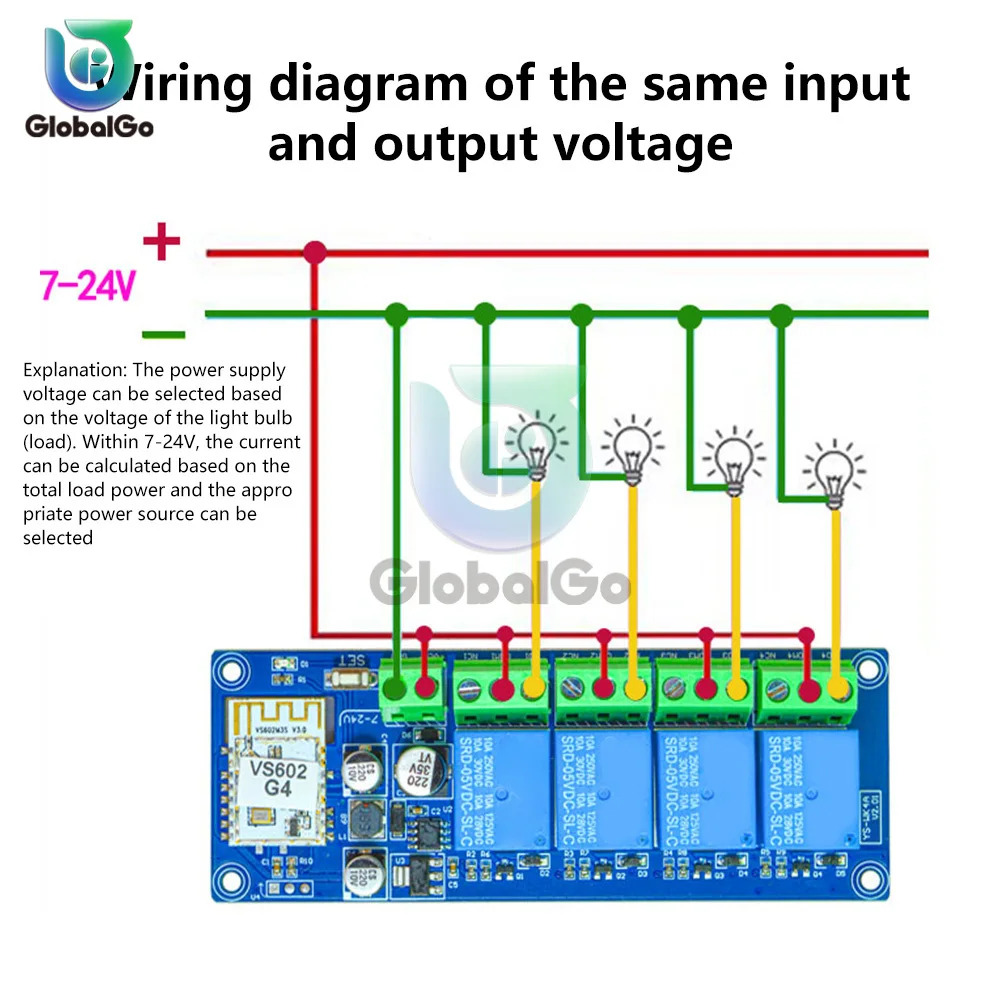 Ewelink WiFi Remote Control Switch Bluetooth Dual Mode Wireless Relay Module 1/2/3/4 Channel DC 7-24V Smart Home Automation