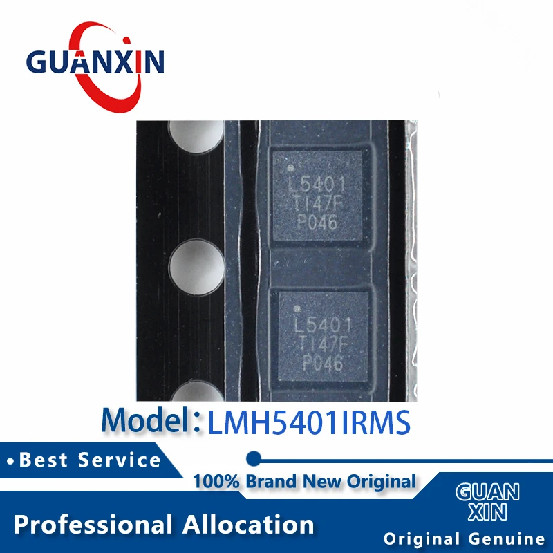 

100% New LMH5401IRMSR LMH5401IRMST Marking L5401 UQFN-14 LMH5401