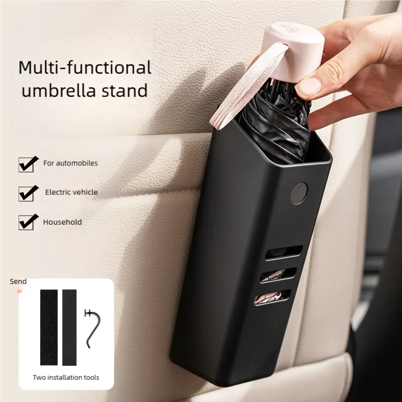 Umbrella Storage Bucket, Car Trunk Umbrella Holder, In-Car Storage Box, Door-Side Household Gadget, Universal