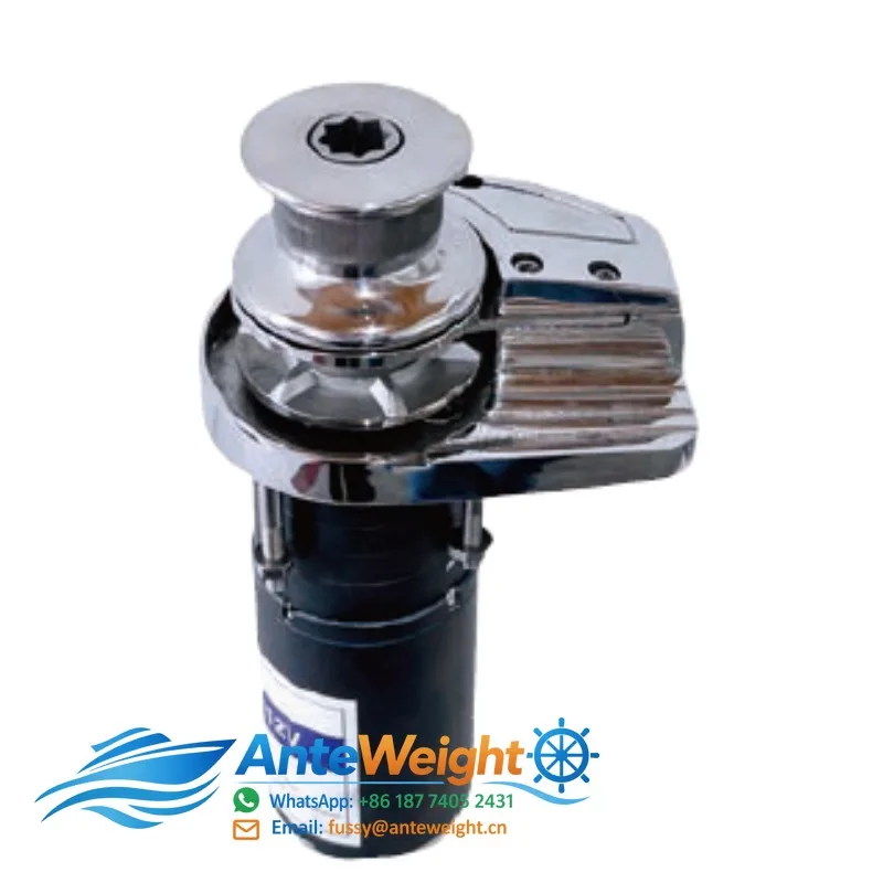 New Design Electric 12V/24V Stainless Steel Windlass with Rope for Boat Anchor Pulling
