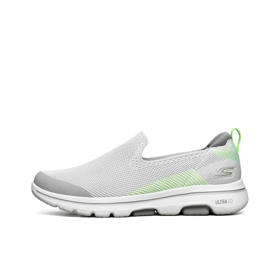 Skechers Go Walk 5 Breathable Abrasion Resistant Cushioning Low top Casual Shoes Men's Gray 55500-GYLM