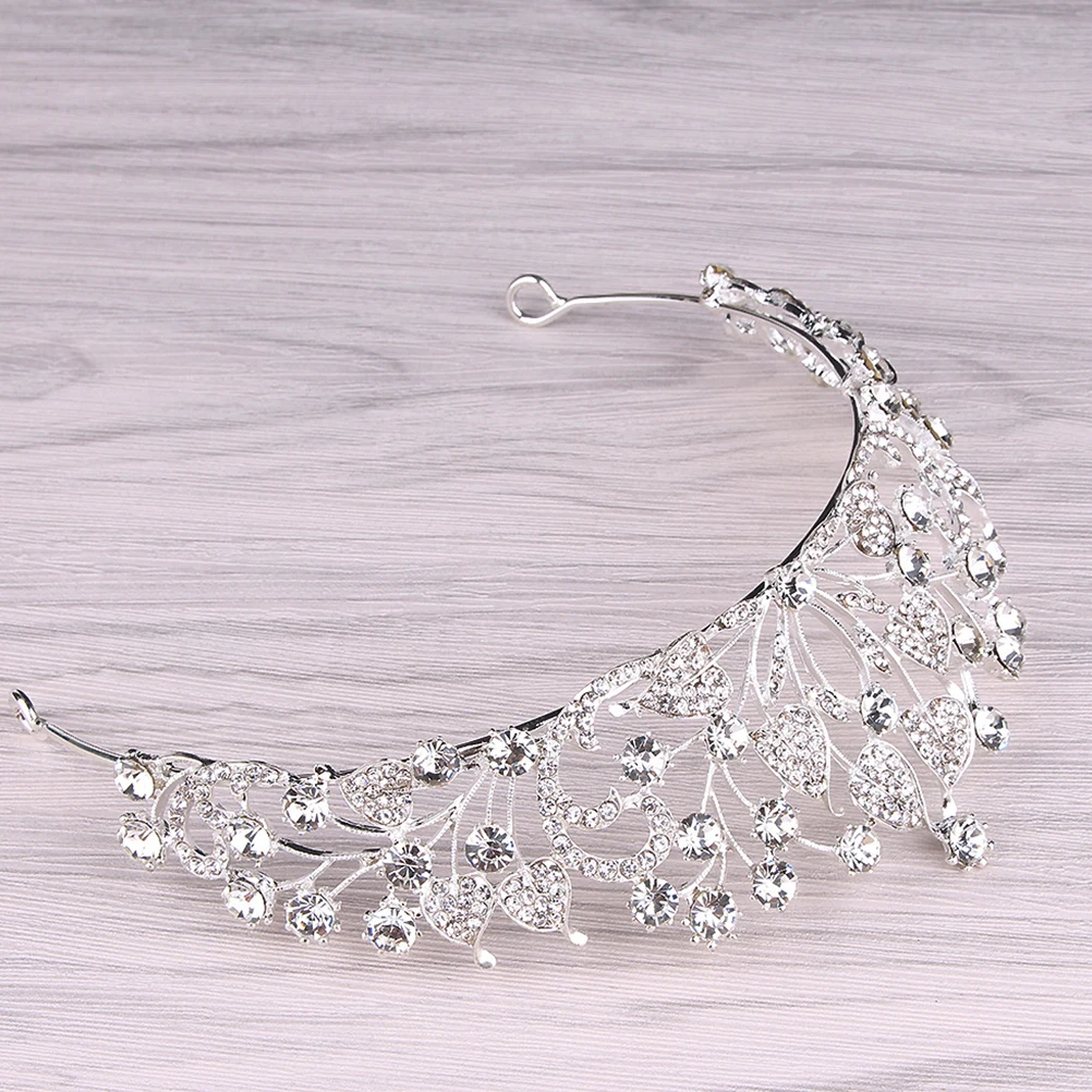 

Rhinestones Diamond Crown Jewelry Bride Wedding Tiaras Bridal Headpiece Hair Hoop
