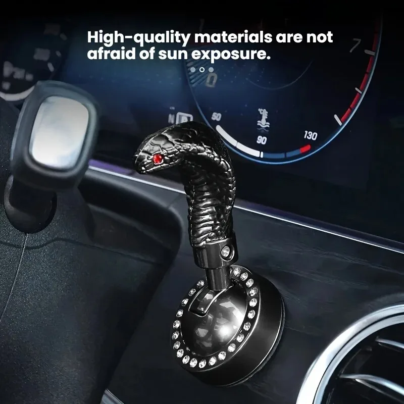 Auto-Startknopf, Druckknopf für Automatische Zündung, Metall-Schlangenkopf-Abdeckung, Einhand-Druckknopf, Wippschalter für Motorstart/-stopp – Detail 3