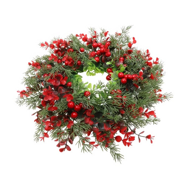 Multipurpose Leaves Wreath with Stylisn Berries for Any Festival Wedding Supplies and Home Decoration Daily Use DropShipping