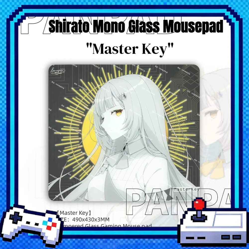 PAN Esports Master Key Glass Gaming Mousepad  FPS Both Speed And Smoothness Mouse Pad For TTK APEX CSGO PC Accessories For Gifts
