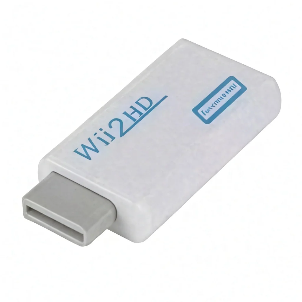 Wii naar HDMI-converter met 3,5 mm audio - digitale adapter voor HDTV/monitor, 480p naar 1080p/720P compatibel (niet voor Wii Mini)