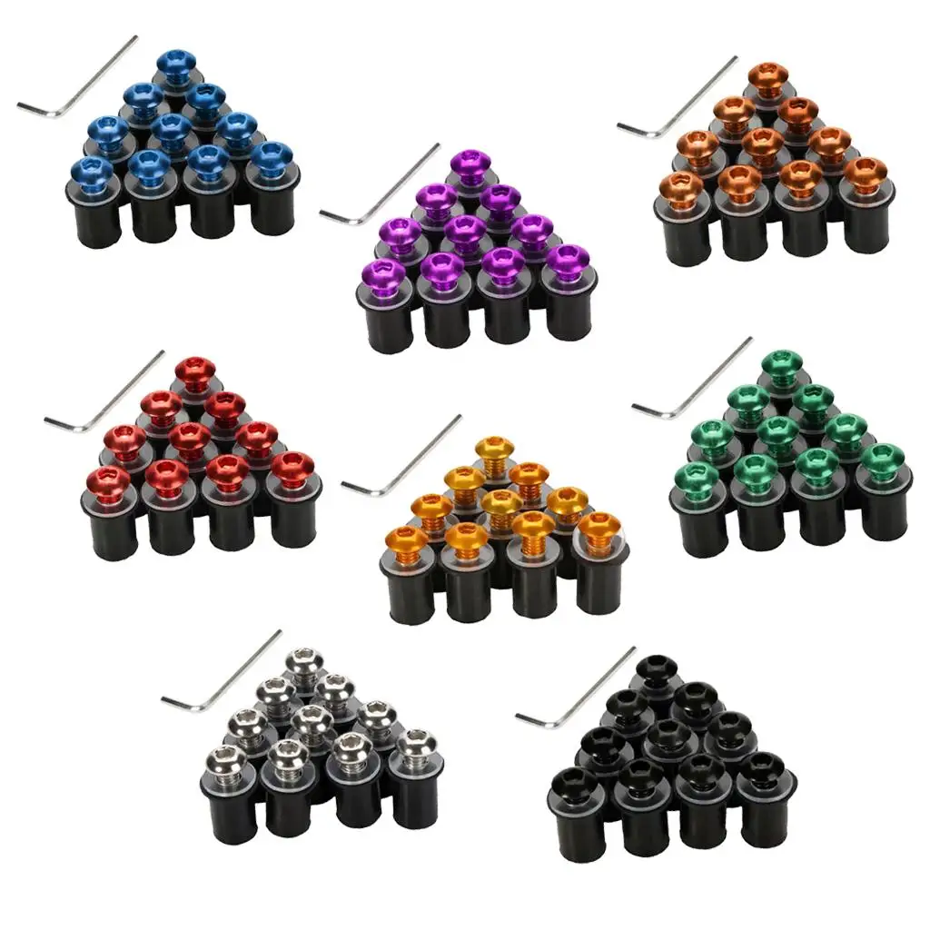 Anodized Aluminum Alloy Windshield Screw Set Windscreen Bolt Kit for S 1000 Xr Accessories