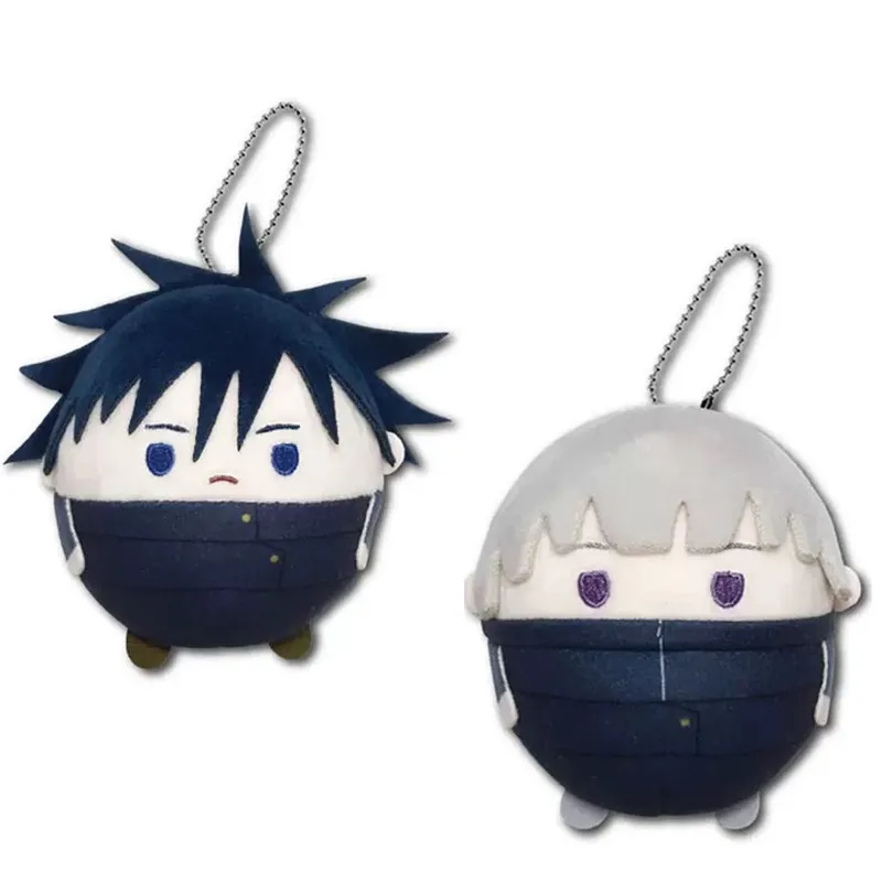 

New Anime Megumi Fushiguro Toge Inumaki Maki Zenin Plush Key chains Kids Stuffed Toys Small Pandent For Children 10CM