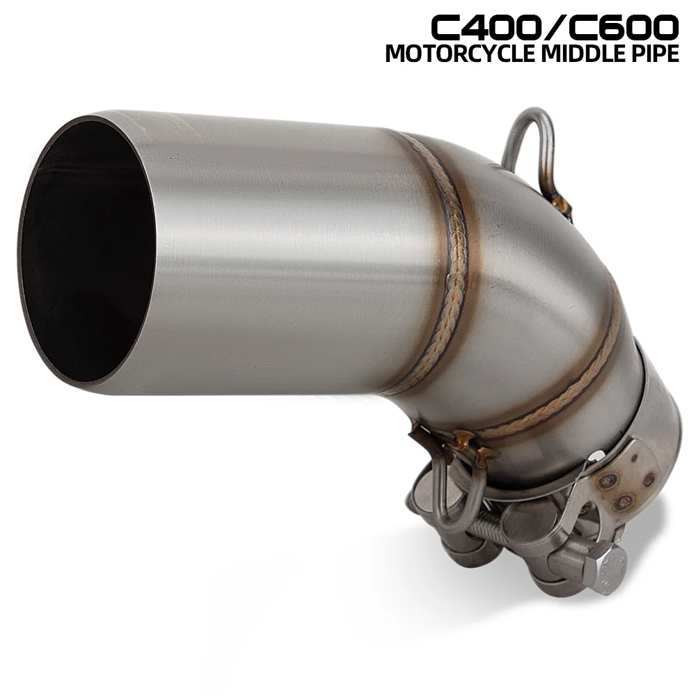 C650GT Exhaust Adapter Tube For BMW C400X C400GT C400 X/GT 2018 2019 2020 C600SPORT C650GT 2012-2015 Motorcycle Middle Pipe 51MM