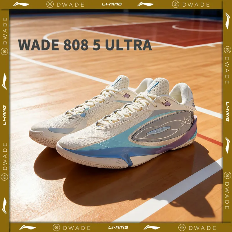 

Li-Ning Men WADE Professional Basketball Shoes 808 5 ULTRA BOOM Cushioning LiNing Support Sneakers Sport Shoes ABAV015
