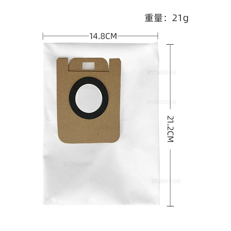 Xiaomi Dreame L10 PLUS Bot Z10 Pro 로봇 진공 청소기 용 먼지 봉투 L10 PLUS Z10 Pro 먼지 봉투 부품 용 일회용 쓰레기 봉투