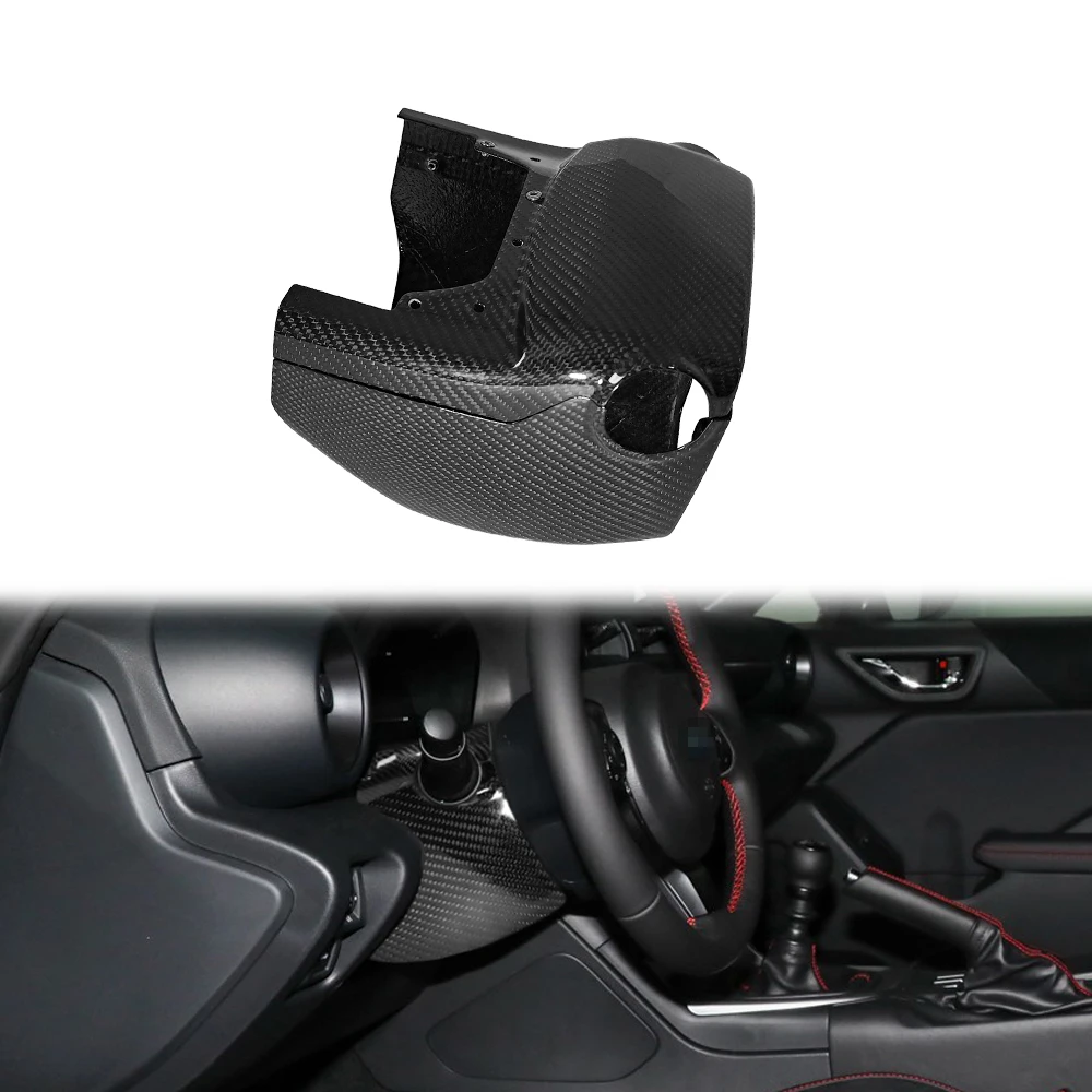 Dry Carbon Fiber BRZ GR86 Steering Column Housing Cover for Subaru BRZ for Toyota GR86 2022+