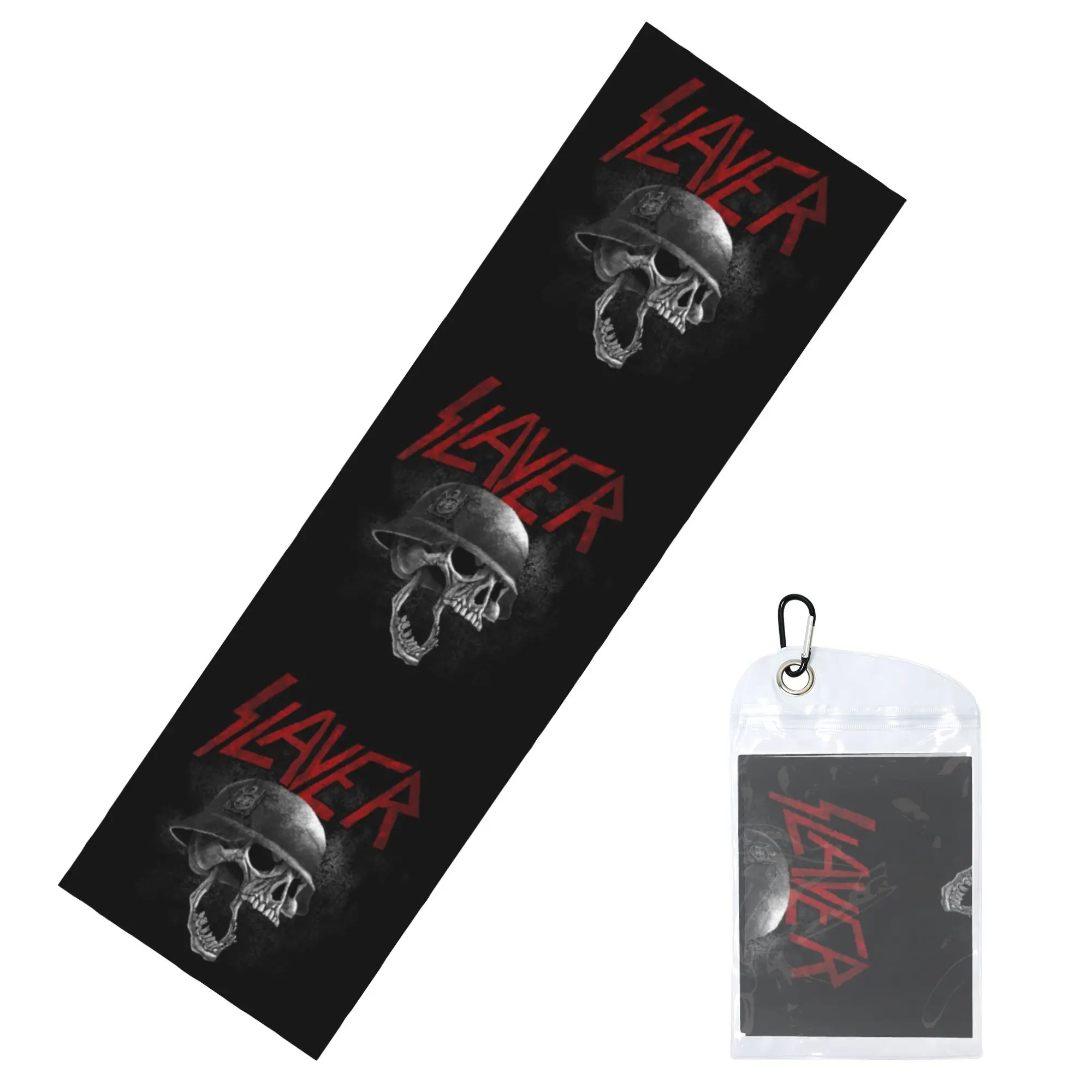 Thrash Metal Band Slayers Cold Exercise Towel  Yoga And Fitness Running Outdoor Activities Travelling Swimming Camping Towels