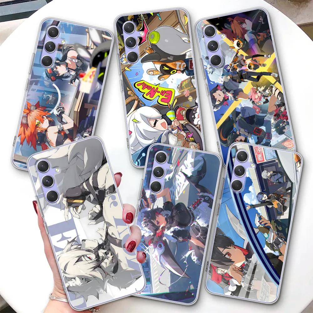 

Koleda Belobog Zenless Zone Zero Case for Samsung Galaxy A57 A15 A16 A17 A54 A14 A22 A51 A53 A12 A13 Transparent TPU Phone Cover