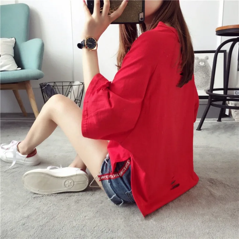 Women\'s T-shirt Baggy Graphic Short Sleeve Summer Top Female Outfit Korean Popular Clothes Woman Clothing Harajuku Fashion Kpop