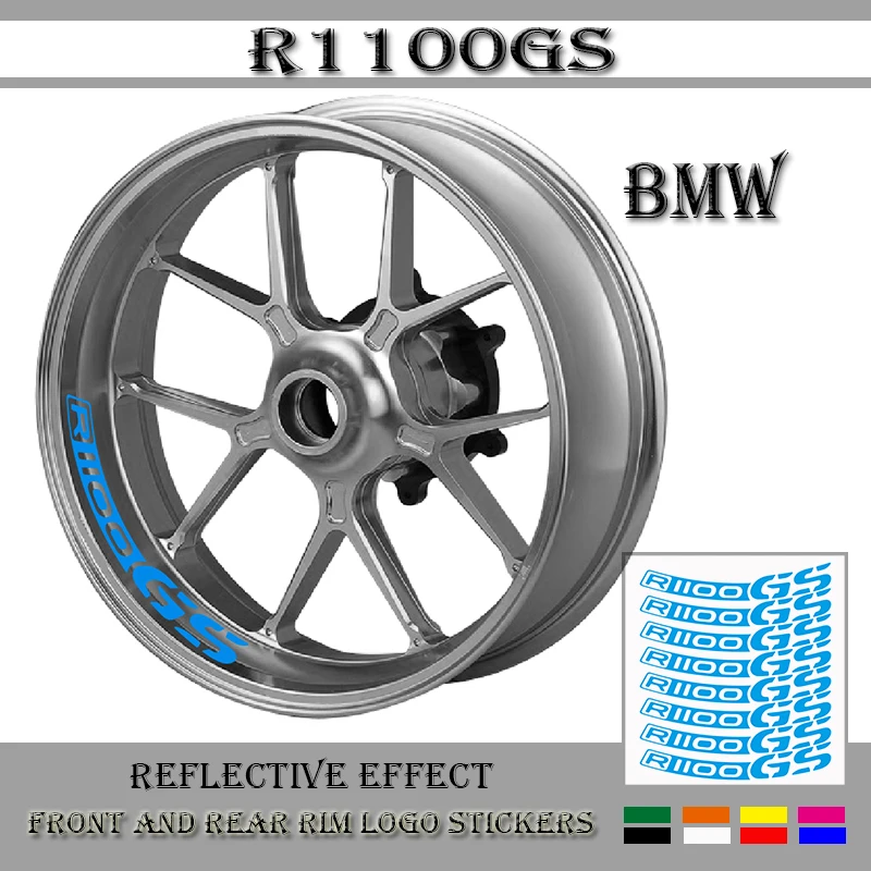 

New Motorcycle Modified Wheel Sticker Waterproof Reflective Wheel Decal Color Wheel Side Strip for BMW R1100GS R1100 GS