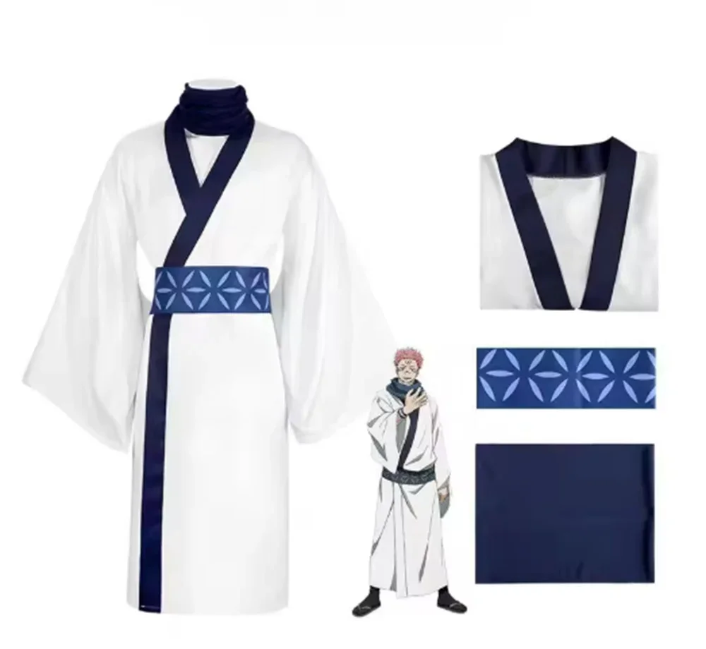 

Anime Jujutsu Kaisen Ryomen Sukuna Japan Kimono Uniform Outfits Cosplay Costume Christmas Carnival Pu 'er Festival Party Gifts