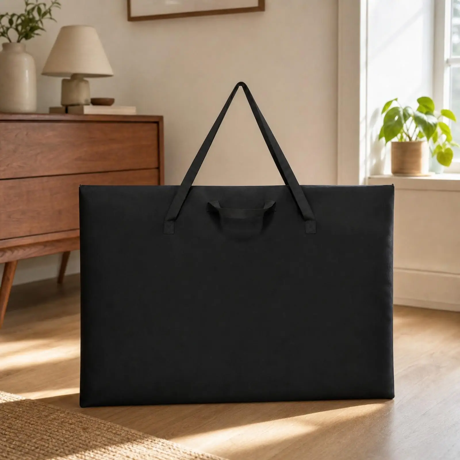 Water Resistant Art Portfolio Holder for Sketchbooks and Documents Large Capacity Carry Bag for Studio