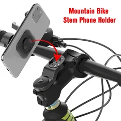 Cycling Computer Phone Holder Support Bike Stem Top Cap GPS Computer Bracket Adapter Holder Bike Phone Seat Mount For Garmin