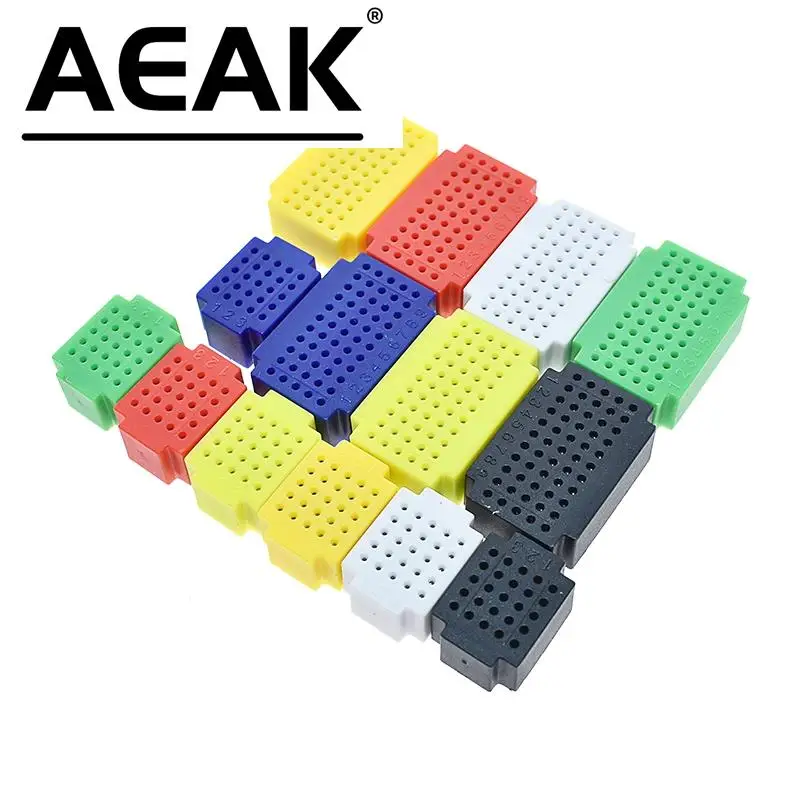 AEAK ZY-55 PCB Breadboard Points Solderless Mini Universal Test Protoboard DIY Bread Board for arduino lego