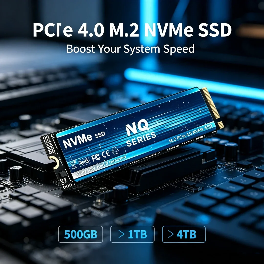 Original NQ New M.2 NVMe PCIe 4.0 SSD High Speed 1/2/4TB Gaming Internal Drive Storage Upgrade For PS5 Laptop Desktop PC