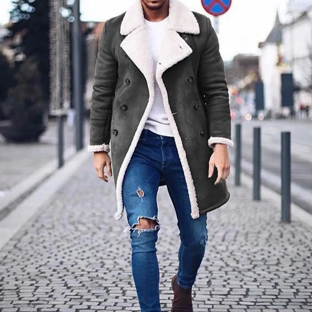 

Winter Jacket Fabulous Thermal Men Jacket Thicken Men Jacket Wear Resistant Winter Coat for Daily Wear