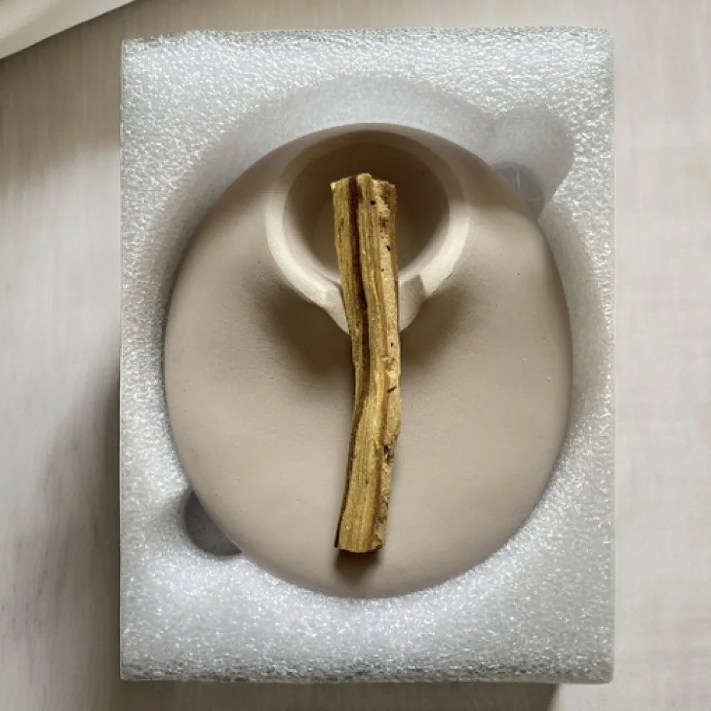 Ethnic Handmade Palo Santo Holder Zen Craft Palo Santo Burning Tray Vintage Incense Accessories Incense Stick Holder Yoga Room