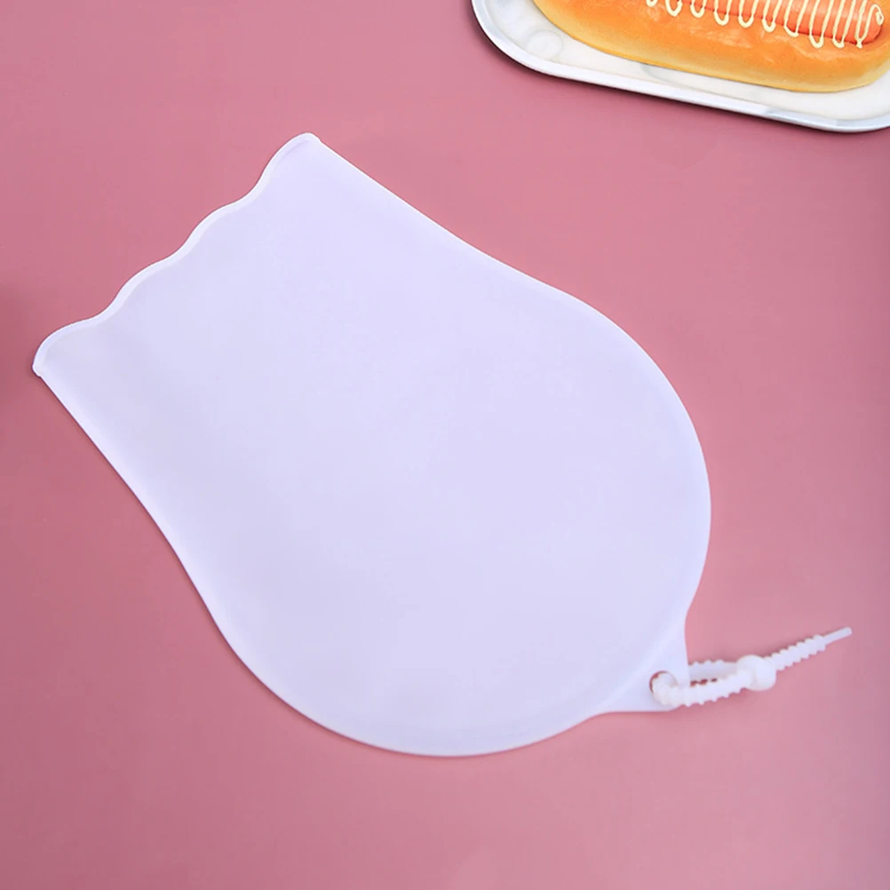 

Non-Stick Thickened Silicone Kneading Bag Pastry Dough Mixing Tool Baking Kitchen White Food Grade Storage Pouch Squeezy Dough