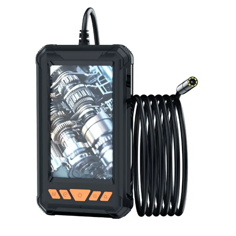 Superior-5M Car Endoscope 4.3 Inch IPS Screen 8MM HD USB Camera Sewer Pipe Inspection Borescope Waterproof Endoscope