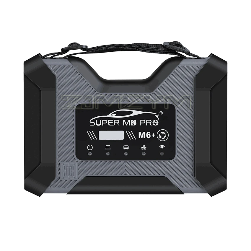 سوبر MB PRO M6 + Pro مجموعة أدوات التشخيص لشاحنات بنز محول التكوين الكامل كابلات الاختبار تشخيص المحرك الثقيل