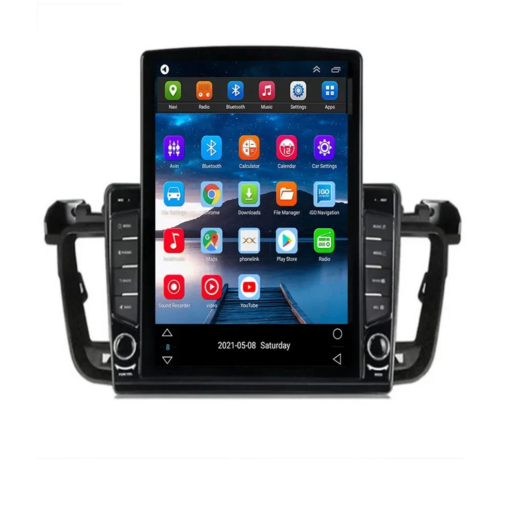 Tesla Type Android 14 CarPlay Auto 4G+WiFi DSP For Peugeot 508 2011-2018 Car Radio Multimedia Video Player Navigation GPS Stereo