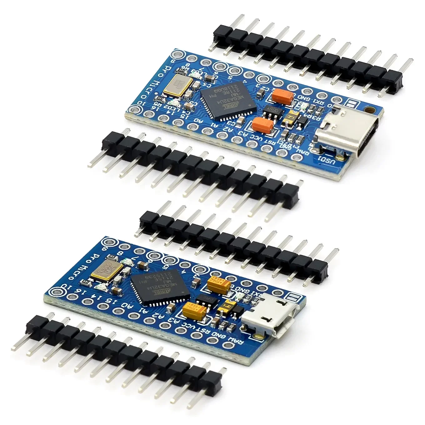 New Pro Micro for arduino ATmega32U4 Module with 2 row pin header For Leonardo in stock . best quality