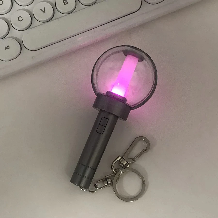 Kpop EN Mini Light Stick Keychains ENGENE JUNGWON SUNGHOON JAY NIKI HEESEUNG SUNOO Lights Keyrings Bag Pendant Fans Gifts