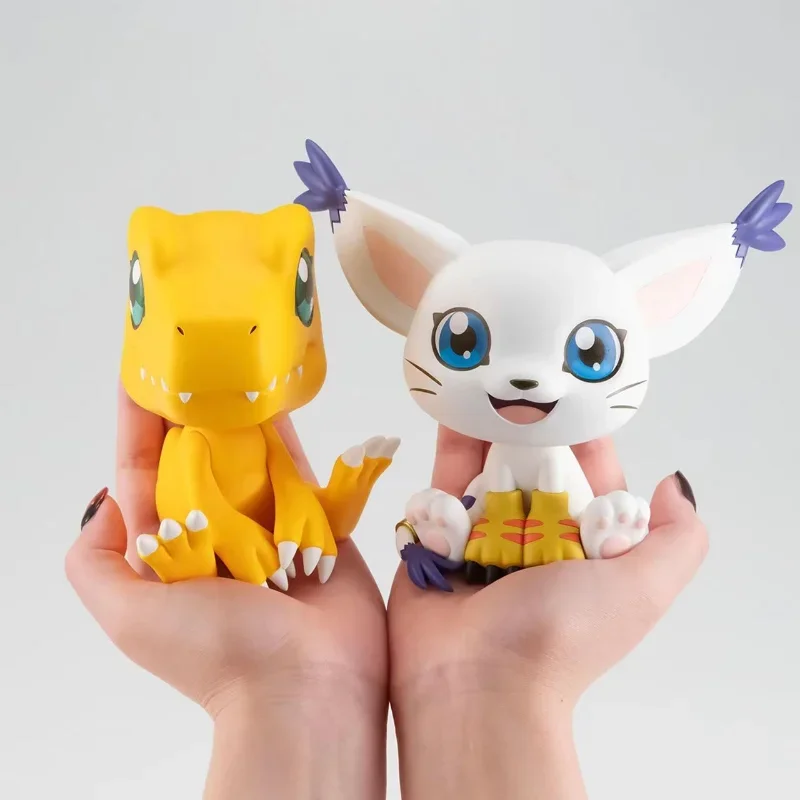 Digimon Adventure Agumon Tailed Beast Cartoon Animation Cute Creative Toy Ornament Car Ornament Kawaii Model Gift