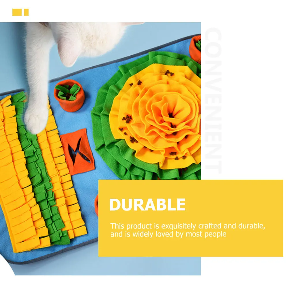 

Snuffle Mat For Dogs Durable Puppy Feeding Mat Interactive Smell Training Lovely Foraging Blanket Pet Supply Dog