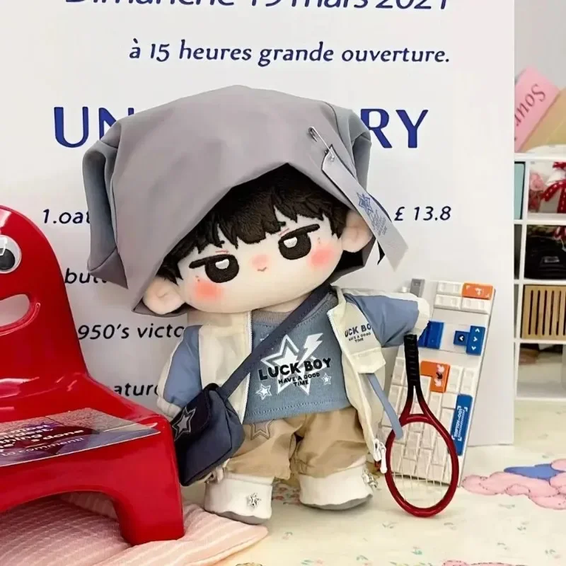 

Hoodie 20cm Plush Toy Clothes Overalls Shoulder Strap Cotton Doll Clothes Sportswear Mini Plush Toy Clothes Doll Accessories