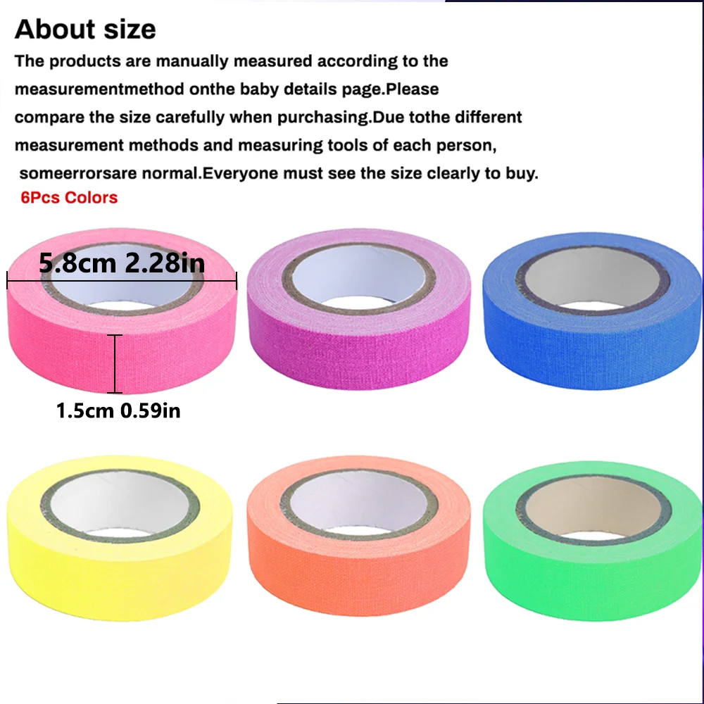 Lichtgevende partij fluorescerende tape UV zwart licht podium speciale effecten rekwisieten verjaardagsfeestje sfeer decoratie sticker set
