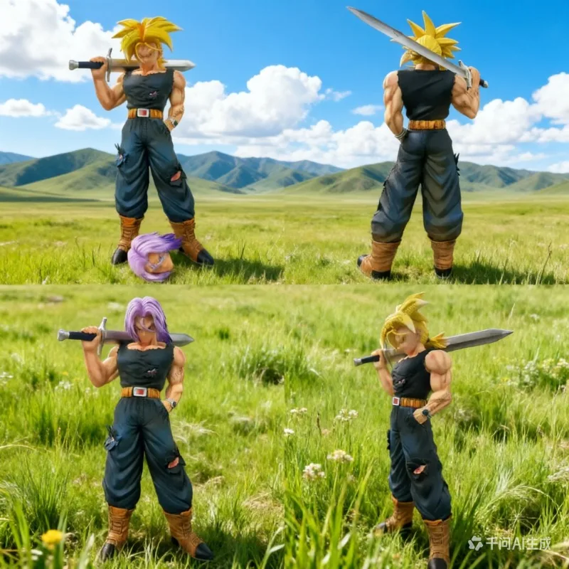 

Специальное предложение: Фигурка Транка из Dragon Ball Z, 32,5 см (12,8 дюйма), со сменными головами, для образа Супер Сайяна Транка из будущего.