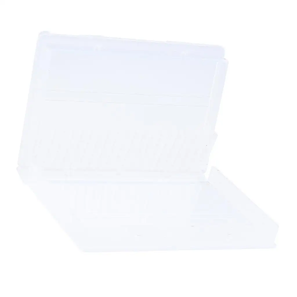 Suporte para broca de unha, organizador de exibição à prova de poeira, recipiente de armazenamento com 20 furos