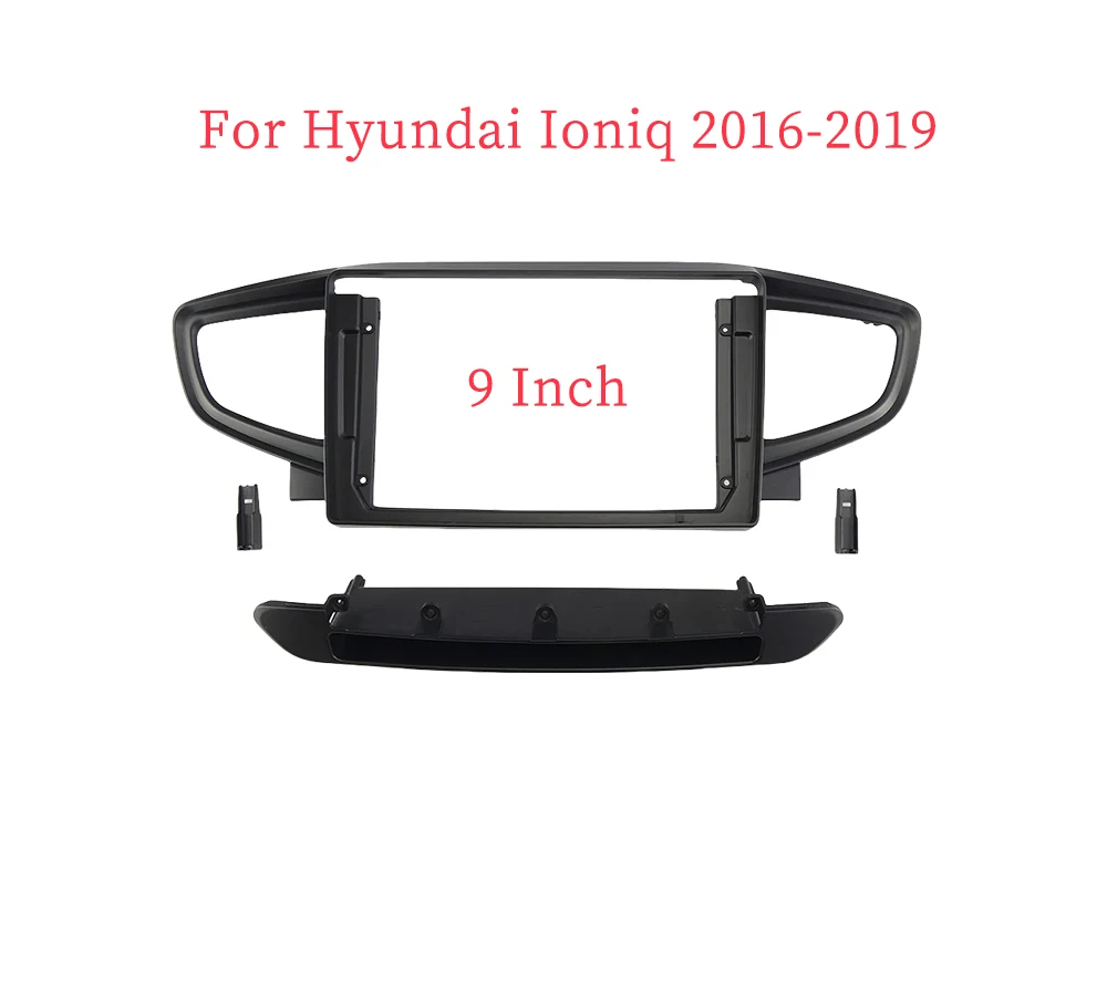 9 Inch Car Frame Fascia Adapter For Hyundai Ioniq 2016-2019 Android Radio Dash Fitting Panel Kit