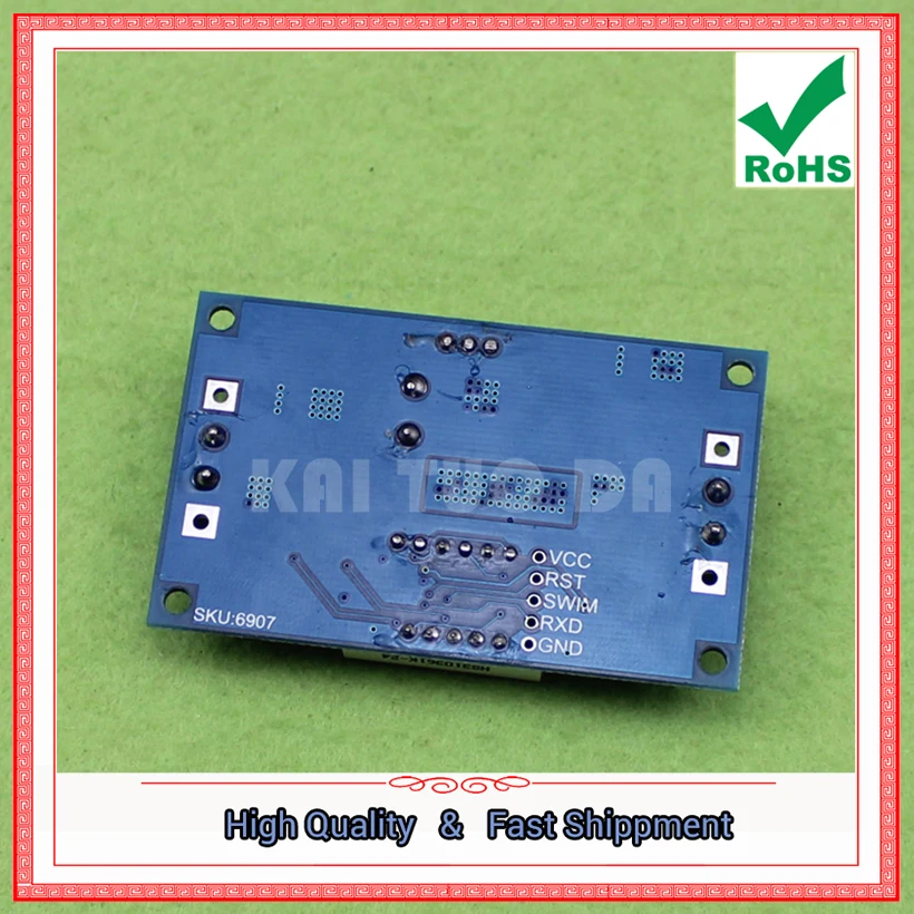 5A High Power 75W DC-DC Step Down Buck Adjustable Power Supply Module With Voltage Meter Show Far Converter Board